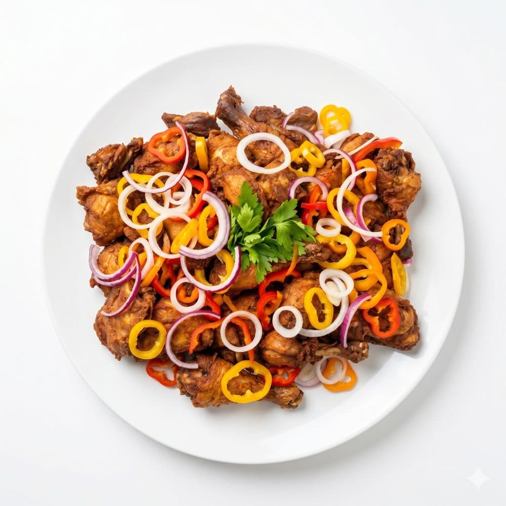 Fried chicken with pikliz